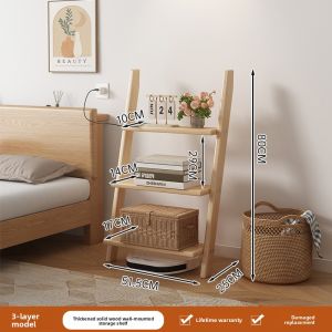 CHUJUN | Multi-Layer Wall Shelf for Home Storage Bedroom Livingroom Balcony Book Rack
