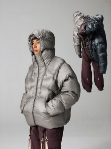 Infrared Heat & Antibacterial Warmth Extreme Cold Protection Hooded Down Jacket 900 Fill Power