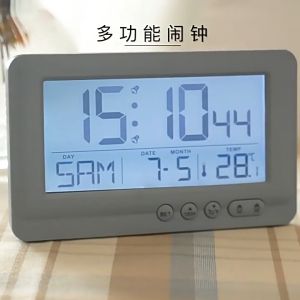Đồng Hồ Báo Thức Kỹ Thuật Số Đa Năng Để Bàn Cảm Biến Chạm Sáng