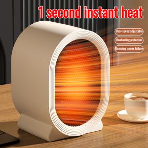 【3 Seconds Quick Heating】Electric Desktop Heater For Home 1300w Energy Saving Lightweight Portable Hot Air Blower For Office Space