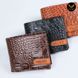 [VALQO] JOTA VQ Dompet Kulit Sapi Motif Buaya Cowok Pria Laki Kartu