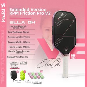 Extended Professional Carbon Fiber Pickleball Paddle
