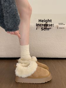ZHENMO | Thick Sole Warm Furry Low Boot