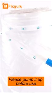 Fixguru Inflatable Air Bubble / Air Column / Packaging Goods / 100 meter / Protective Bubble Bag /Pump Air 15 to 60cm