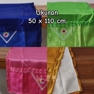 Taplak Alas Kulkas Motif Polos Warna Melon