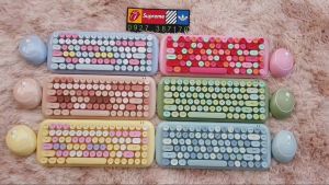 Bộ bàn phím giả cơ và chuột không dây MoFii Candy Mixed - Dùng cho PC Laptop Tivi Điện thoại Tablet - MoFii Candy S