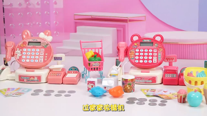【Damaiii】 แคชเชียร์เด็ก แคชเชียร์ของเล่น เครื่องคิดเลขจริง เครื่องคิดเงินเด็ก มีให้เลือกหลายสี