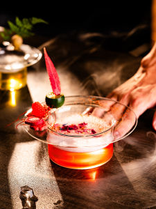 Creative Transparent Glass Bowl  Style Heat Resistant Breakfast Pudding Bowl High Aesthetic Value Oats Yogurt Dessert Bowl