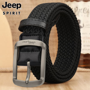 Jeep | Canvas Pin Buckle Adjustable Elastic Waist Belt
