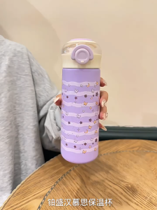 TUMBLER TERMOS STAR BUTTERFLY 350 ML BOTOL MINUM PORTABLE VACUUM CUP INSULATED BOTTLE HOT & COOL STAINLESS STEEL 304 / COFFEE TUMBLER / TERMOS TAHAN PANAS & DINGIN