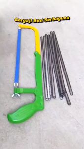 Gagang Gergaji Besi Heavy Duty Hack Saw Bonus Mata Stang Gergaji Besi