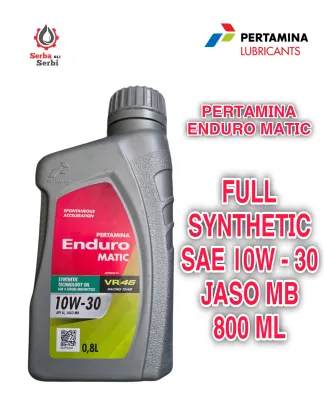 Oli Pertamina ENDURO MATIC 10W - 30 JASO MB 800 ML ( FREE BOX + BUBBLE WRAP )