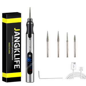Bộ Dụng Cụ Xoay Không Dây JANGKLIFE Sử Dụng Nguồn USB Máy Khoan Mini Không Dây Bút Khắc Dùng Cho Chế Tác Gỗ Đồ Trang Sức Kim Loại Thủy Tinh Thủ Công DIY