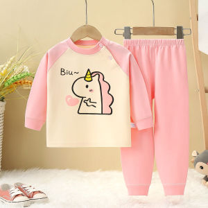 JIFANPAUL | Long Sleeve Cotton Underwear Set for Children