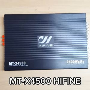 Hifine เพาเวอร์แอมป์ CLASS AB 4CH. MT-X4500 2400W เพาเวอร์แอมป์รถยนต์ เพาเวอร์ติดรถยนต์ เครื่องเสียงติดรถยนต์ เพาเวอร์ Class AB 4ชาแนล แอมป์ขยายเสียง