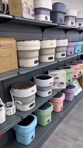 Foldable Washing hine for Home Use Portable Washer and Dryer Combo Essential for Dormitory and Travel Underwear and Socks Washing hine