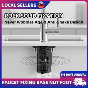 Universal Anti-Loose Faucet Fastener Quick Install Basin Tap Bracket Washbasin Pipe Fixed Base Nut Sink Accessories