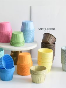 Silicone Oilproof Muffin Cake Cups Baking Cooking Utensils High Temperature Resistant Greaseproof Pastry Stand Dessert Cups