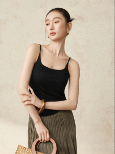 SUSHE | Versatile And Fitting Knit Camisole Tank Top With Lace