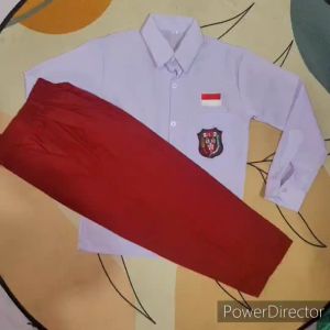 Baju Seragam SD Putih Panjang Laki-laki & Perempuan Kelas 1-6 SD