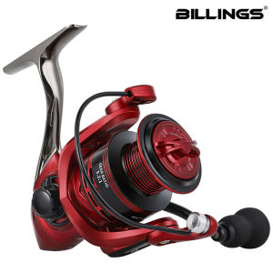 BILLINGS 1000-7000 Spinning Fishing Reel Durable Metal Body 12KG Max Drag 5.2:1 Saltwater Freshwater Reel Fishing Accessories
