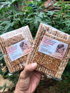 500Gr TENG TENG KACANG KARAMEL ASLI  / Noga Kacang / Kue jadul / biskuit KILOAN / kue kering