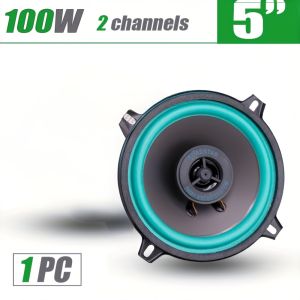1 Pc 5 Inch 100W 2-Way HIFI Car Coaxial Speaker Full Range Door Audio Stereo with Tweeter & Mid-Bass Car Speaker Modification