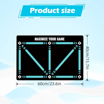 Football footwork training mat ball control Christmas gifts silent shock absorption home training ball sense improvement