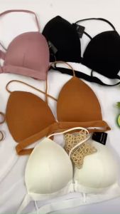 Áo bra 2 Dây sợi mảnh cài trước - Bra24