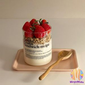 ถ้วยแก้วน้ำผลไม้ สกรีน ภาษาอังกฤษ เล็ก ย้อนยุค วินเทจ Glasses