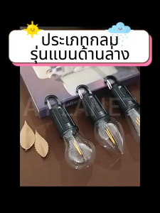 โคมไฟตั้งแคมป์ ไฟพลังงานแสงอาทิตย์ ไฟโซล่าเซลล์ ไฟภายนอกอาคาร หลอดไฟ LED Solar Light แสงอุ่นลวดทังสเตน IP68กันน้ำ ป้องกันฟ้าผ่ พร้อมรีโมท รับประกัน30ป