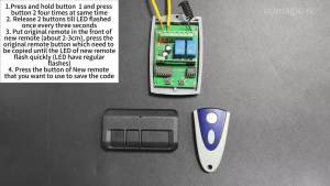 Multi-Frequency Auto Scan Remote 280-868MHz Universal Gate Opener Copier 3-in-1 Fixed Rolling Code Duplicator Self-Copying