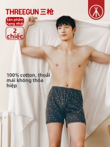 THREEGUN | Quần Lót Nam Size Lớn Thoáng Khí Bằng Cotton