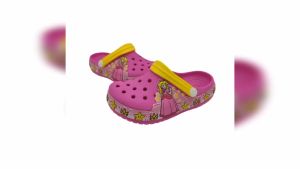 Crocss Fun Lab Mario Princess Peach Kids & Junior Sandal Anak