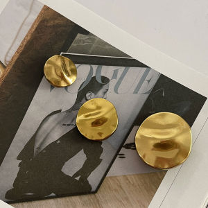 กระดุมโลหะสไตล์ย้อนยุคขนาดเล็ก กระดุมขนสัตว์ขนาดใหญ่ กระดุมตกแต่งสำหรับเสื้อโค้ท กระดุมเสื้อสูทชายและหญิง กระดุมเสื้อกันหนาว