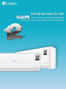[Công lắp 0Đ HCM/HN] Điều hòa Casper EcoCity Inverter 1 chiều 2HP TC-18IS36 - Chính hãng - Bảo hành 3 năm