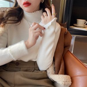 HUOLISI | High Collar Fitted Knitwear Long Sleeve