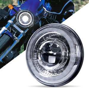 Đèn Pha Xe Máy LED 7 Inch Đa Năng Tương Thích Với JEEP Wrangler JK Harley Touring Electra Road King Yamaha Honda Suzuki Victory