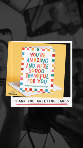 Work Anniversary Card - Youre Amazing and Were Soooo Thankful for You | Colorful | A6
