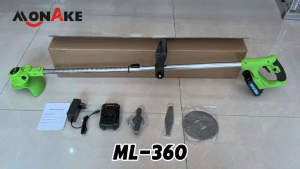 MONAKE German Tool Mesin Potong Rumput Pemotong Rumput Listrik Pemangkas Cordless Lawn Mower Electric Grass Trimmer Baterai Li-ion