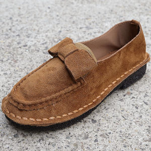 New Beijing Cloth Shoes Womens Comfortable Breathable Slip-On Work Casual Shoes Flat Bottom Soft Lightweight Spring Autumn