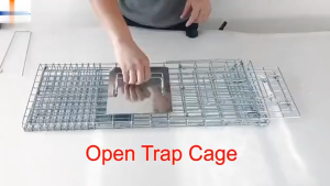 Foldable Feral Cat Trap | Ready Stock + Local Seller | COD | 66x23x26cm Dimension | Pang Huli ng Pusa Cage Trap for Cats Cages for Dogs Cage for Cat Cages for Chicken Rat Trap for Big Rats Rat Trap Heavy Duty