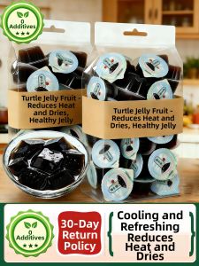 XIANSHIZI | Traditional Herbal Tortoise Jelly Children Heat-clearing Refreshing Grass Jelly Ready-to-Eat
