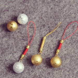 Mistaken Sound Bell Cure Alloy Phone U-Keychain Pendant Frosted Water Chime Mobile Phone Accessories Digital Parts And Components