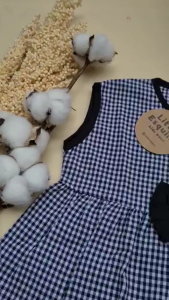 Little Esquina Dress Anak bayi bahan super nyaman lengan kutung Kode LE 2017