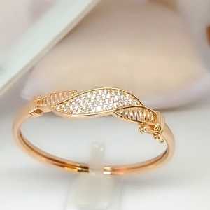 (COD)Gelang bangle wanita mewah lapis emas