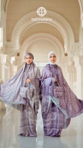 BELIMUKENA PREMIUM - Mukena Dewasa Premium Silk Laser Cut Motif Amanda