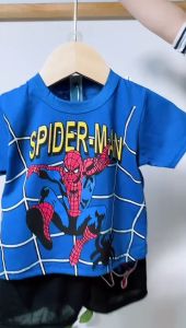 Baju Budak Bayi Set ShortSleeve Clothes Cartoon Tee Baju Kanak Boys Girls Cute Clothing Summer Wear Children Fashion