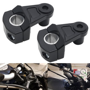 Motorcycle 22mm 28mm Bar Clamps Raised Handlebar Handle Bar Risers Black Silver Mount Riser Clamp Dirt Motocross Accessories