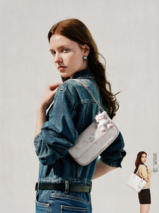 Elegant Check Print Small Shoulder Bag
